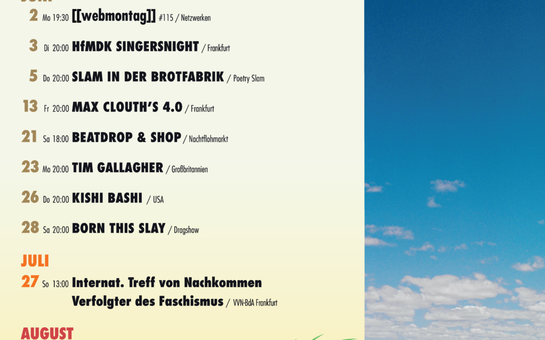 Grafik Sommerprogramm